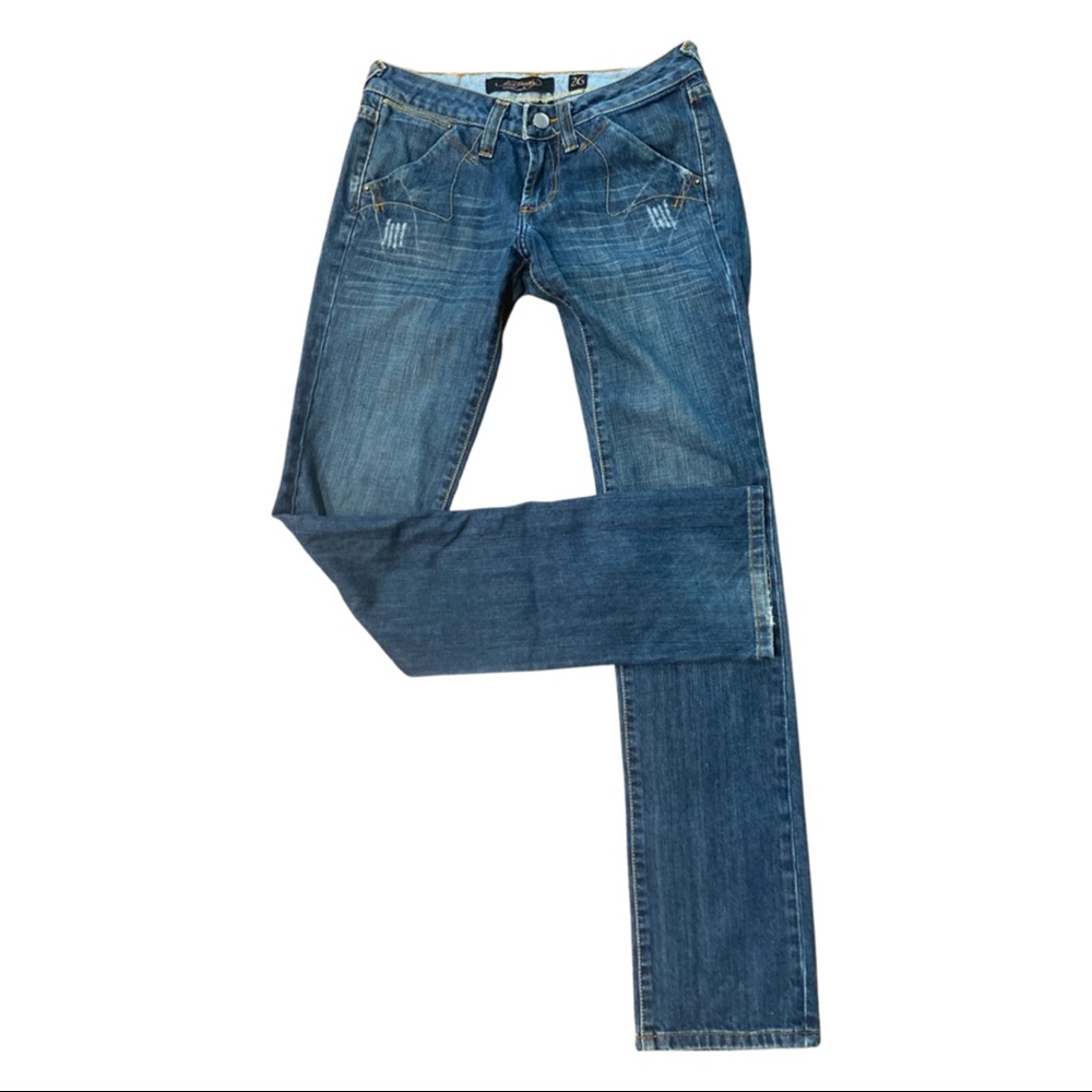 ❌SOLD❌Y2K Ed Hardy Love Kills Jeans - size 26 - Picture 5 of 9
